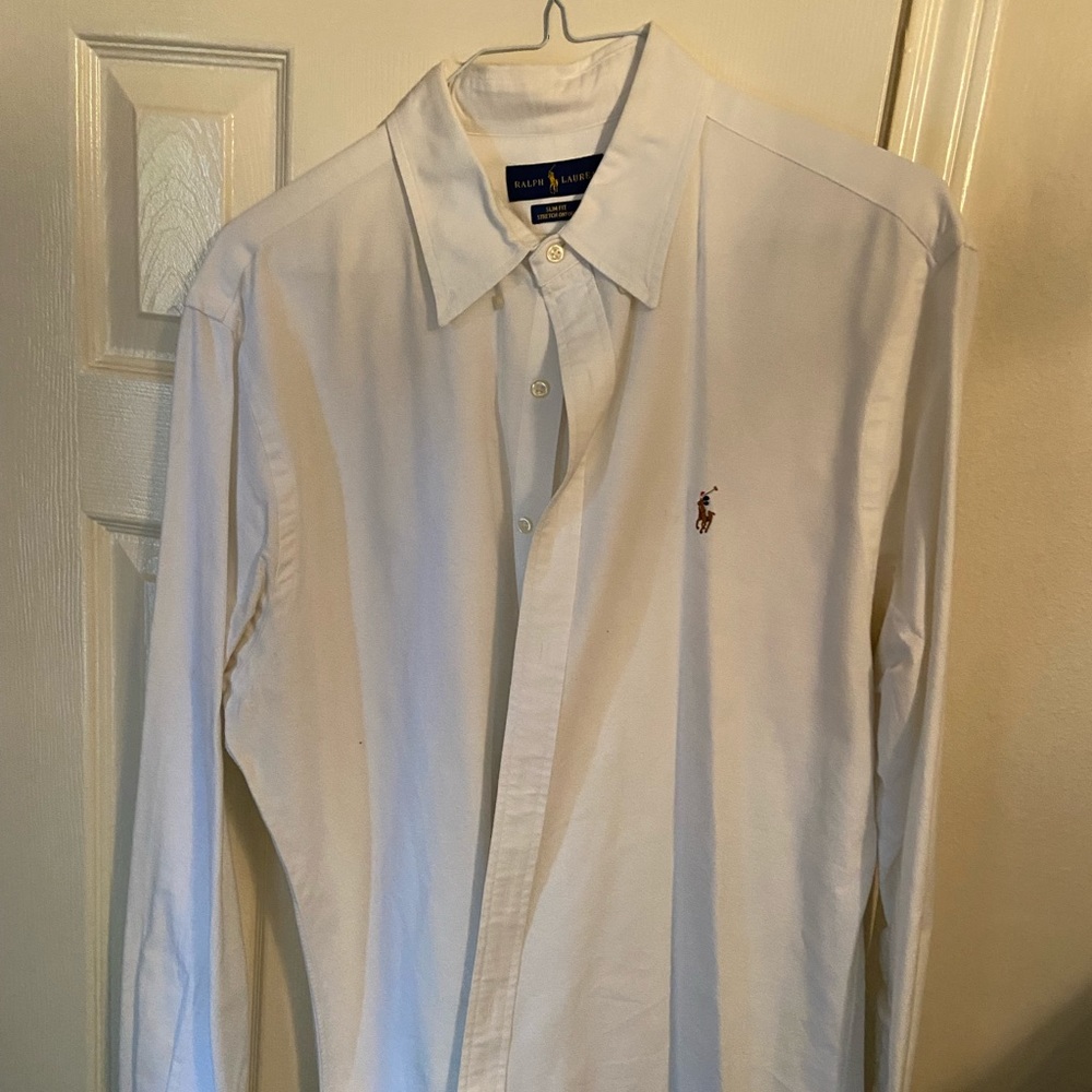 Ralph Lauren White Oxford button down